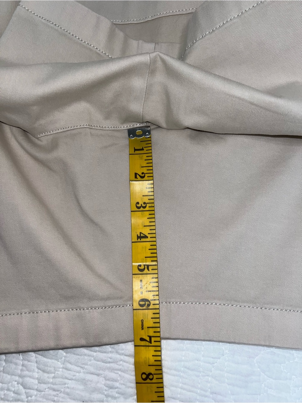 J.Crew Khaki Chino Shorts Stretch Cotton Size 8 NWT - Picture 6 of 16
